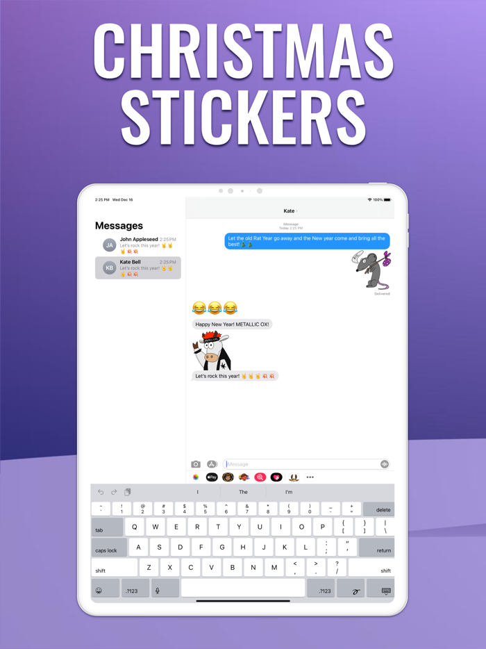 Holiday Christmas Sticker Pack