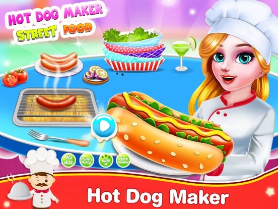 ホット 犬 バーガー 食物 ゲームのおすすめ画像1