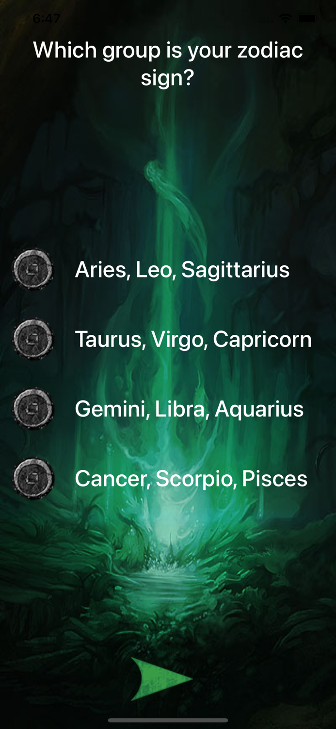 Test  You and four elements