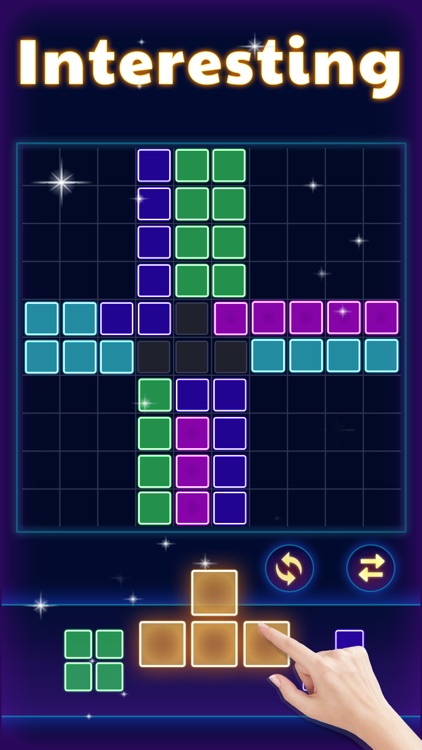 Glow Block Puzzle screenshot-2
