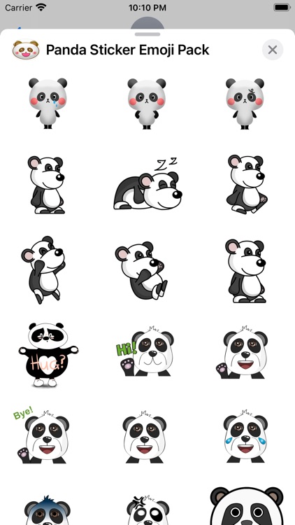 Panda Sticker Emoji Pack