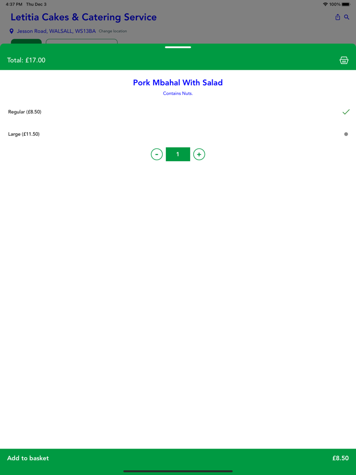 Letitia cake and catering