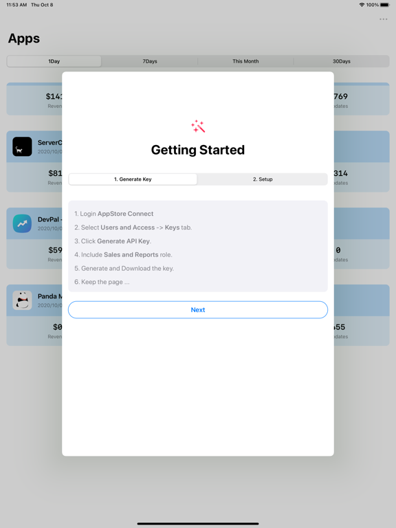 Screenshot #6 pour DevPal - App Sales Report