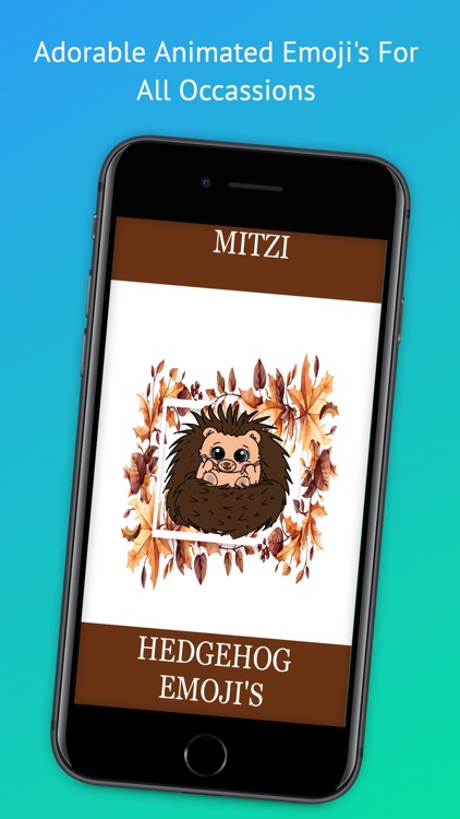 Mitzi Hedgehog Emoji's screenshot-0