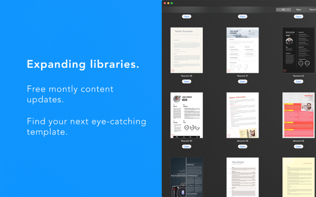 ‎Resume Templates - DesiGN Screenshot