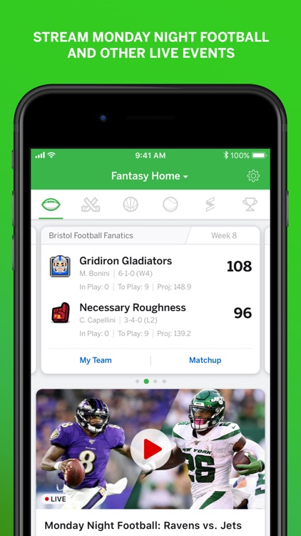 ESPN Fantasy Sports & More screenshot-3