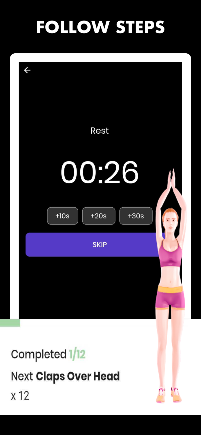 Women Fitness Workout at Home