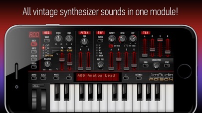 Poison-202 Vintage MIDI Synthesizer Screenshot 1