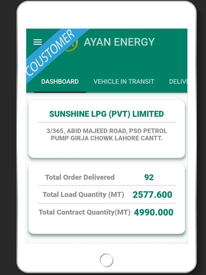 Ayan Energy Customer App