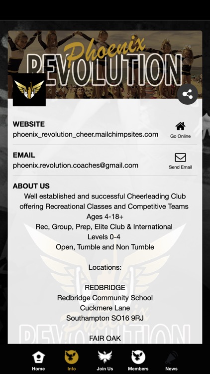 Phoenix Revolution Cheer