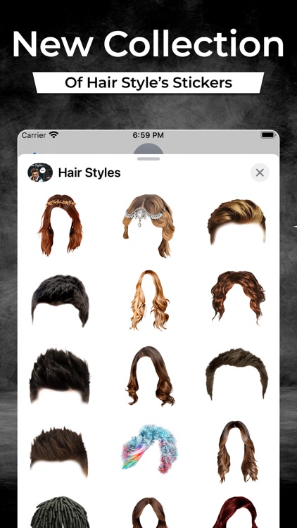 Hairstyle Stickers Emojis
