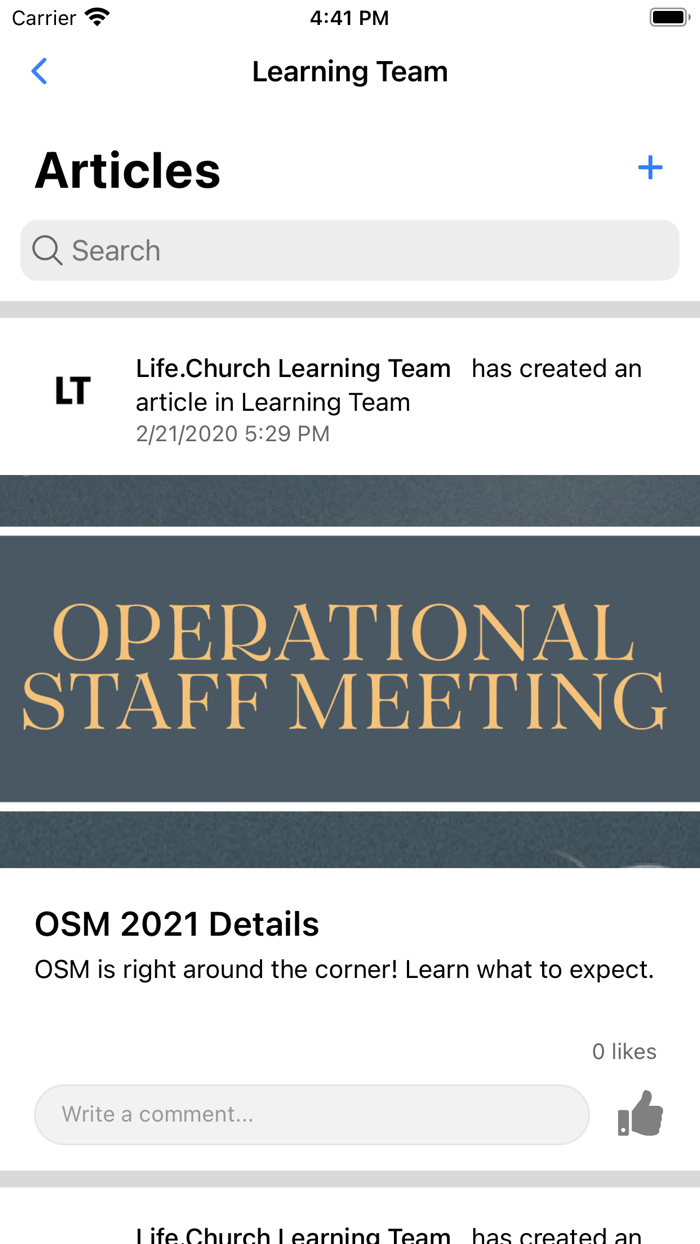 Life Church Staff Portal