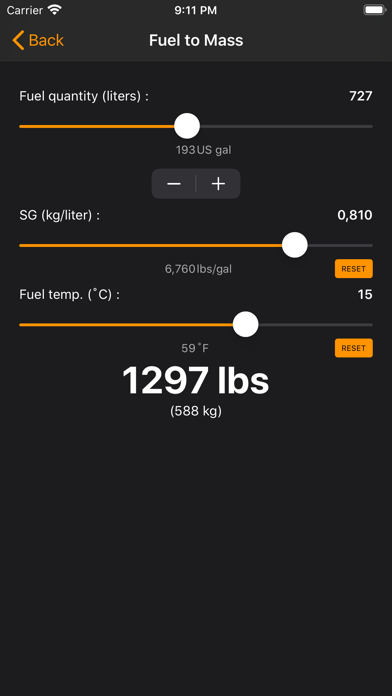 Airro Aviation Fuel Calculator screenshot 3