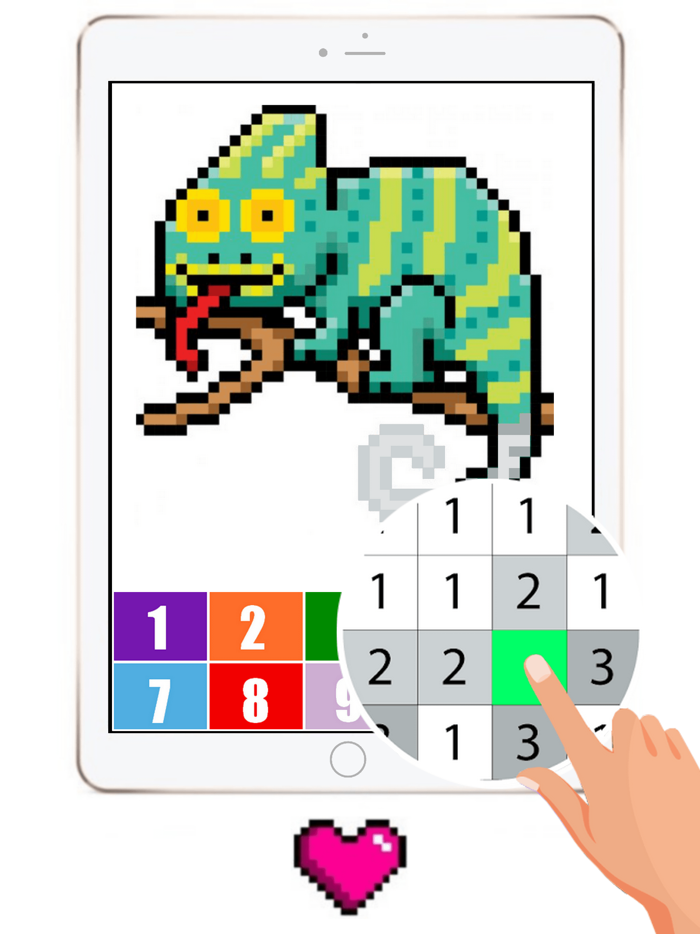 Pet Coloring Book - Pixel Art