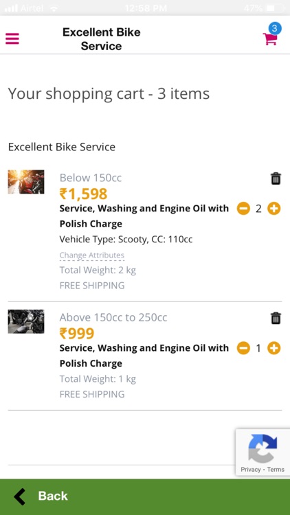 Excellent Bike Service screenshot-4