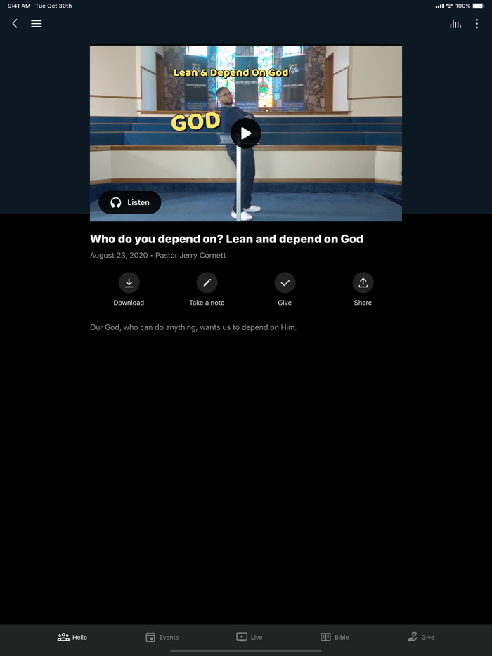 Greater Grace Temple Church