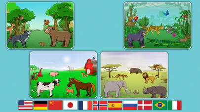 How to cancel & delete Peekaboo Animals in the Forest, Barn, Jungle and Safari for toddlers - Interactive petting zoo for kids that learn animal names and sounds from iphone & ipad 1
