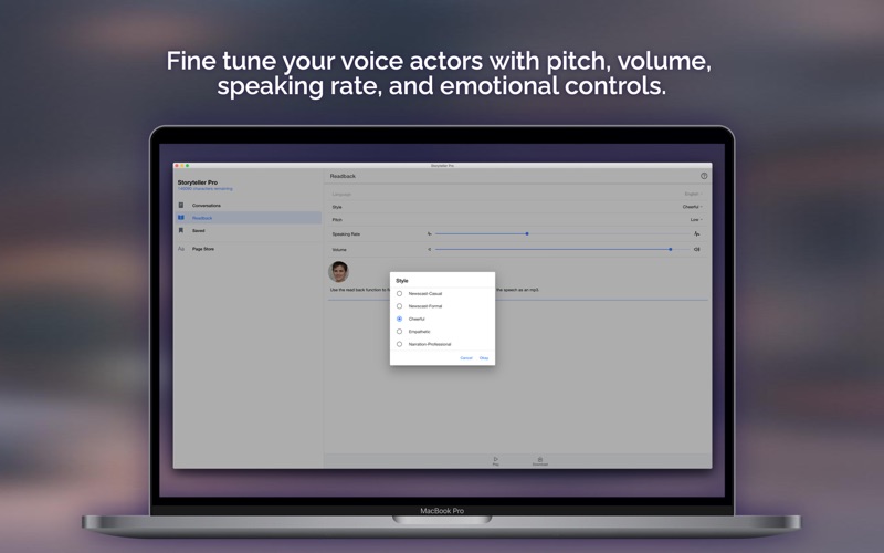 Скриншот из Storyteller Voice Actor Studio