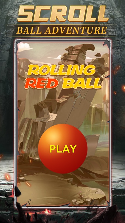 Rolling red ball