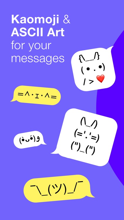iShrug: Kaomoji and ASCII Art screenshot-0