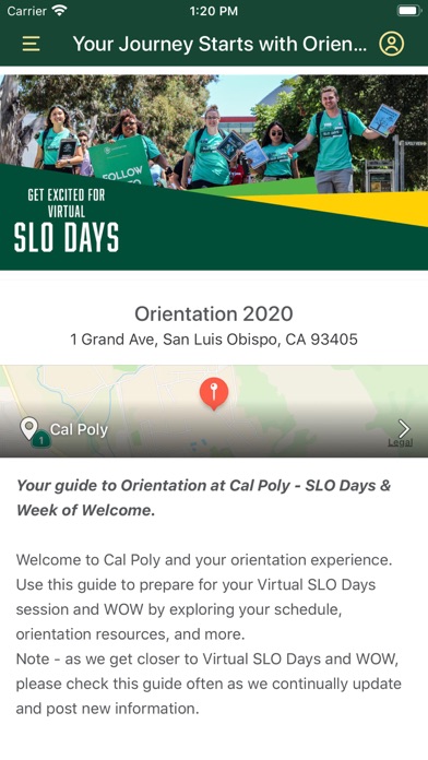 Cal Poly Orientation screenshot 3