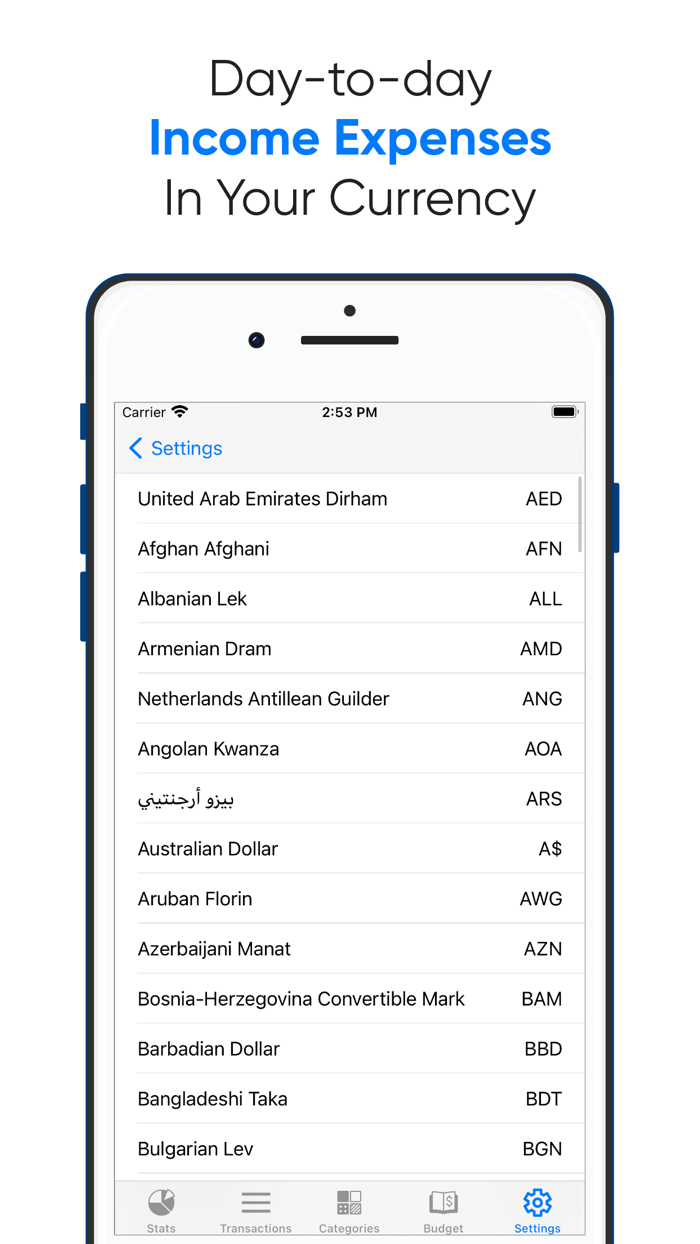 Day-to-day Expenses Tracker
