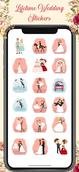 Game screenshot Lifetime Wedding Stickers apk