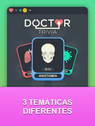 Captura de Pantalla 2 Doctor Trivia - Quiz Medicina iphone