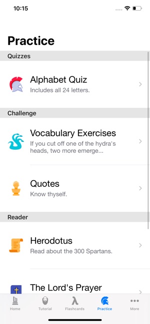 Greek Alphabet Quiz Im App Store