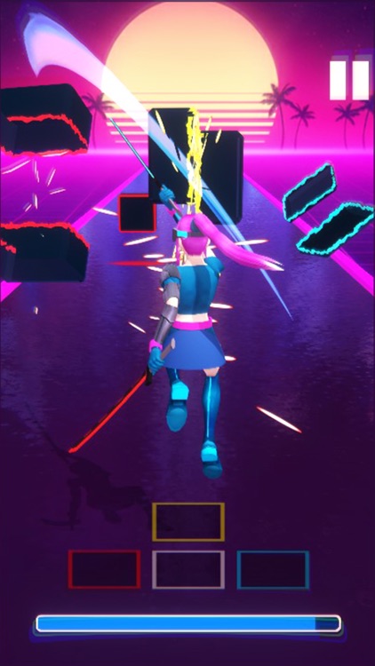 Cyber Beat Ghost Slasher screenshot-5