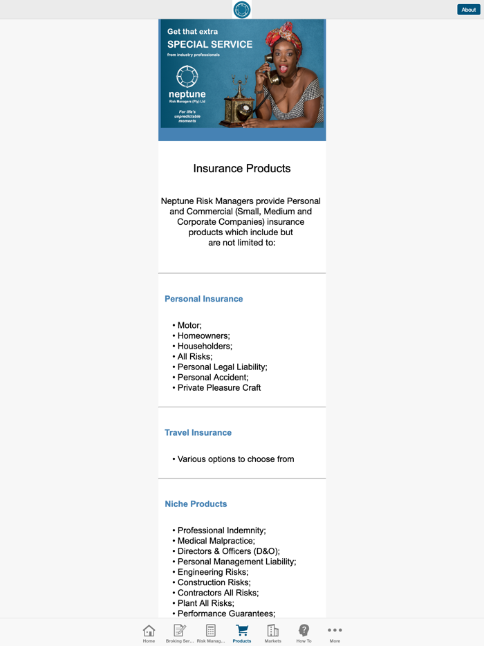 Neptune Risk Managers App