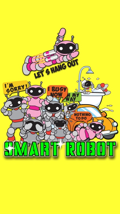 Smart Robot Animated Sticker