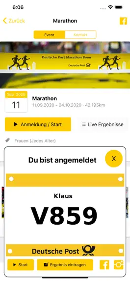 Game screenshot Deutsche Post Marathon Bonn apk