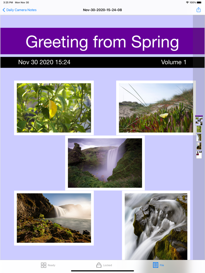 Daily Camera Notes Pro