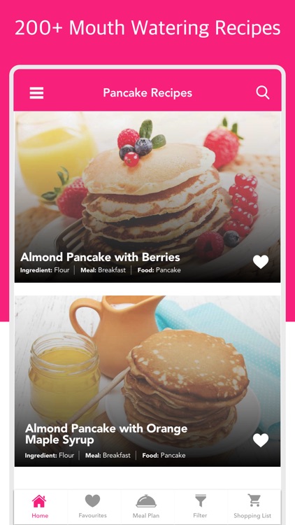 Pancakes -Easy Pancake Recipes