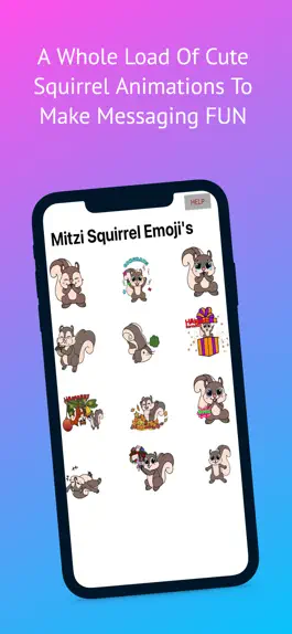 Game screenshot Mitzi Squirrel Emojis apk