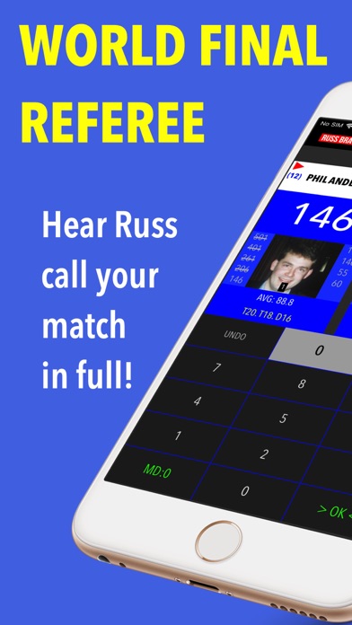 How to cancel & delete Russ Bray Darts Scorer from iphone & ipad 1