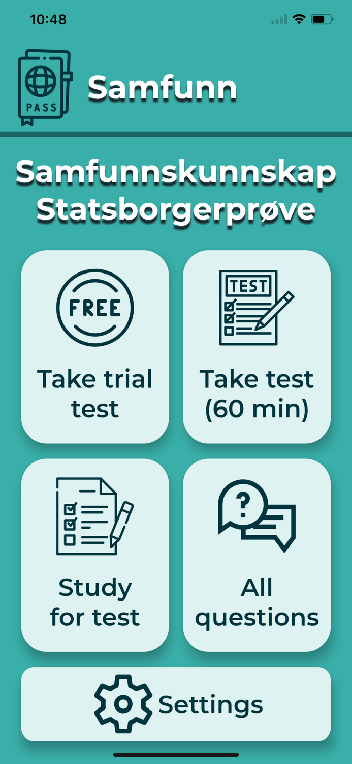 Samfunnsprøve Citizenship test