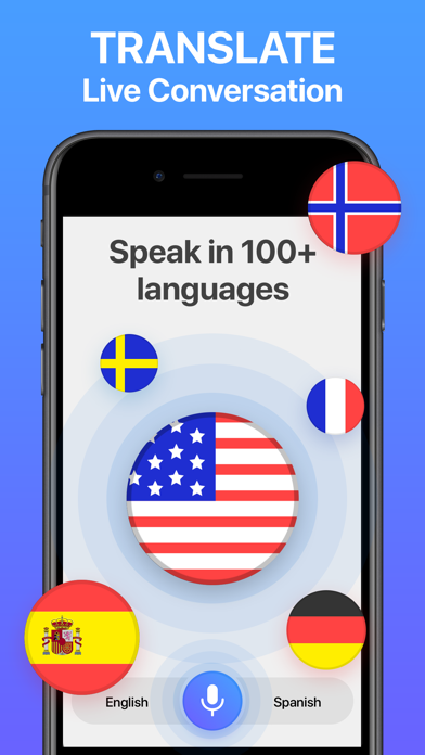 Voice Translator App. Screenshot