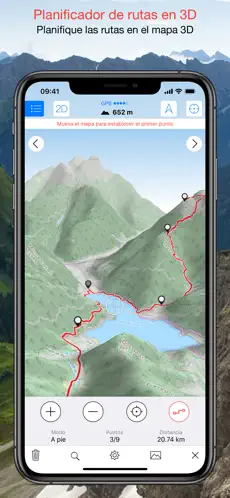 Screenshot 4 Maps 3D - Outdoor GPS iphone