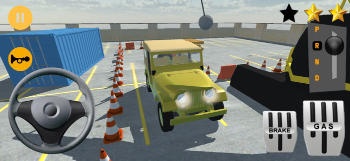 Classic Jeep Stunt Parking 3D