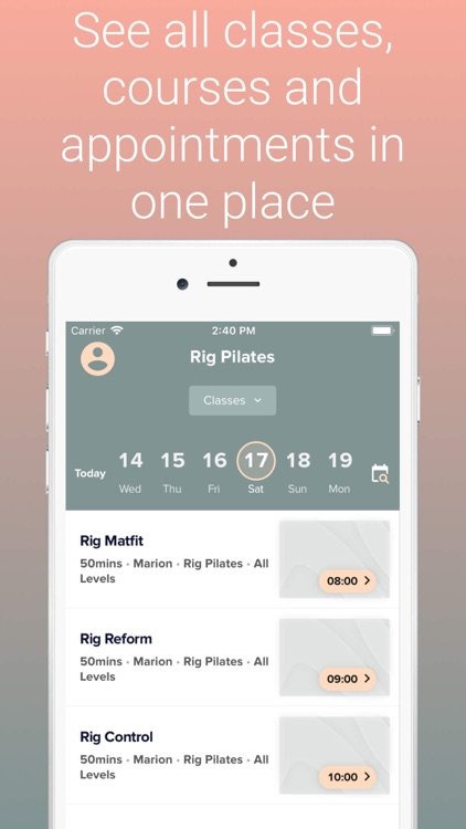 Rig Pilates App