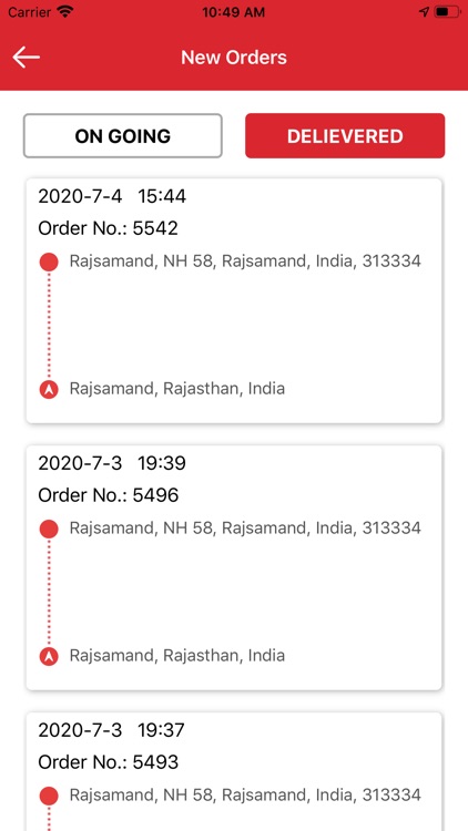 Daily Delivery Driver