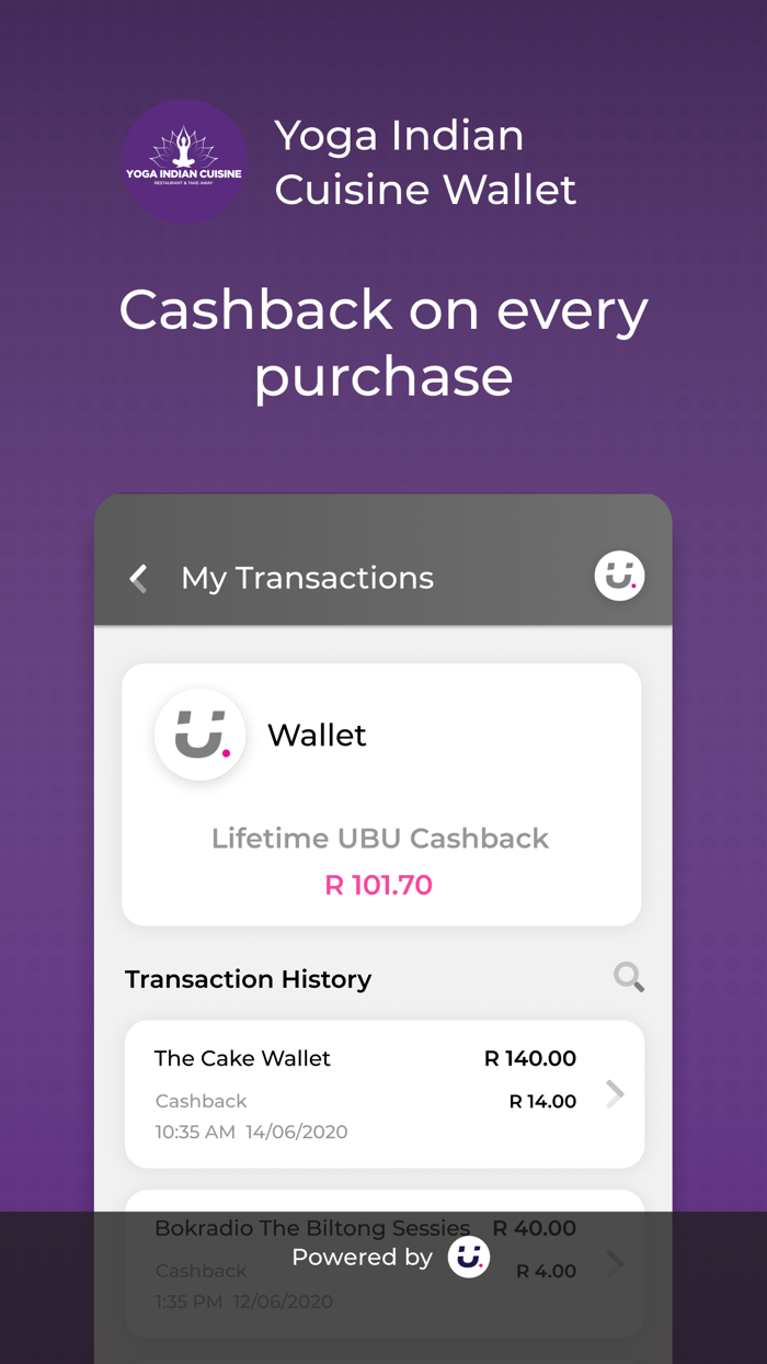 Yoga Indian Cuisine Wallet