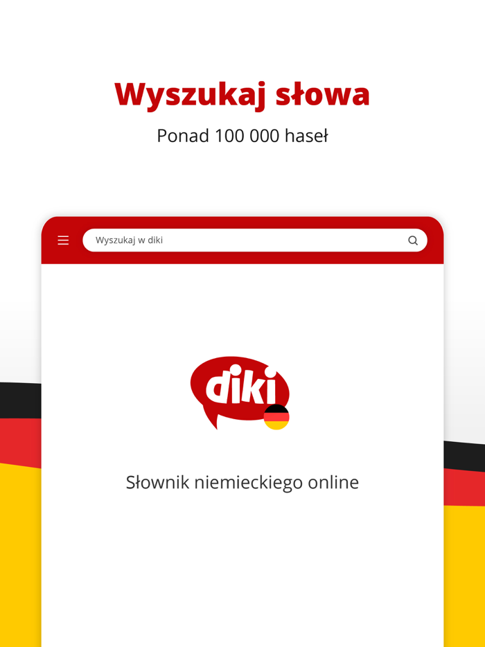 Słownik niemieckiego - Diki