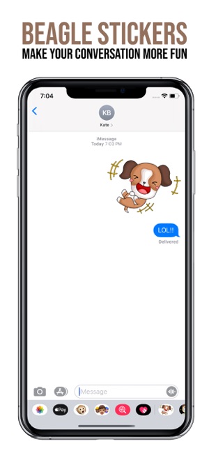 Cute Beagle Stickers(圖2)-速報App