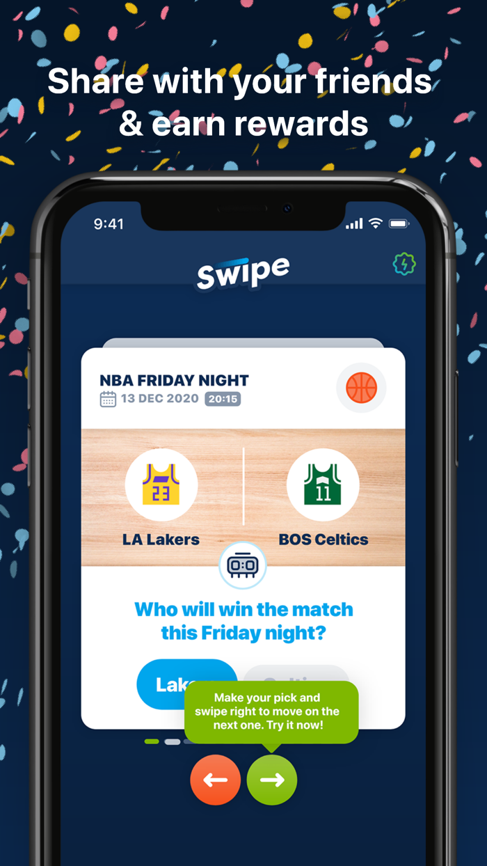 Swipe  The Sports Predictor
