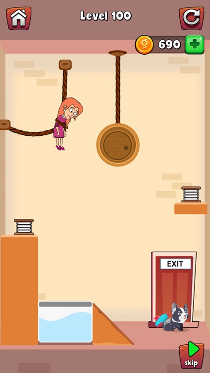 Save The Wife - Rope Puzzle