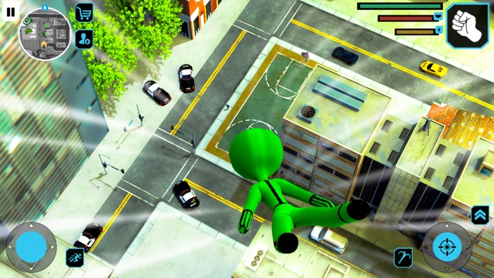 Flying Spider Stick Rope Hero