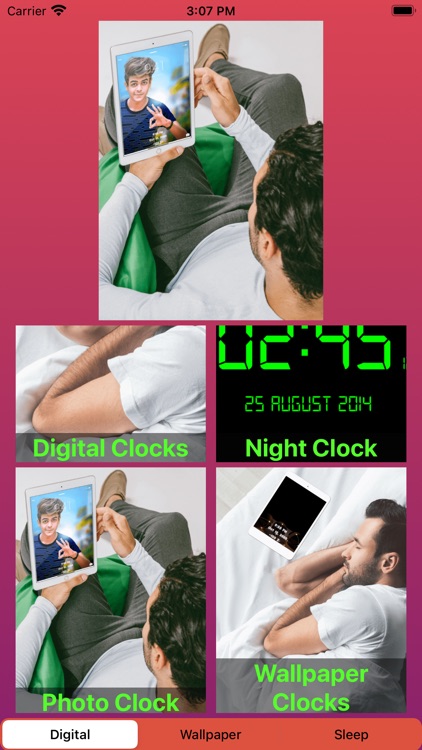 cool digital clocks wallpaper